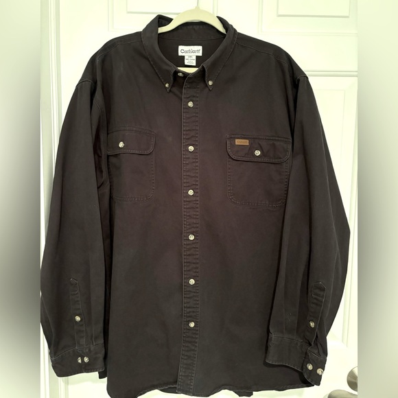 Carhartt Men’s 2XL Heavyweight Long Sleeve Shirt - Picture 1 of 5